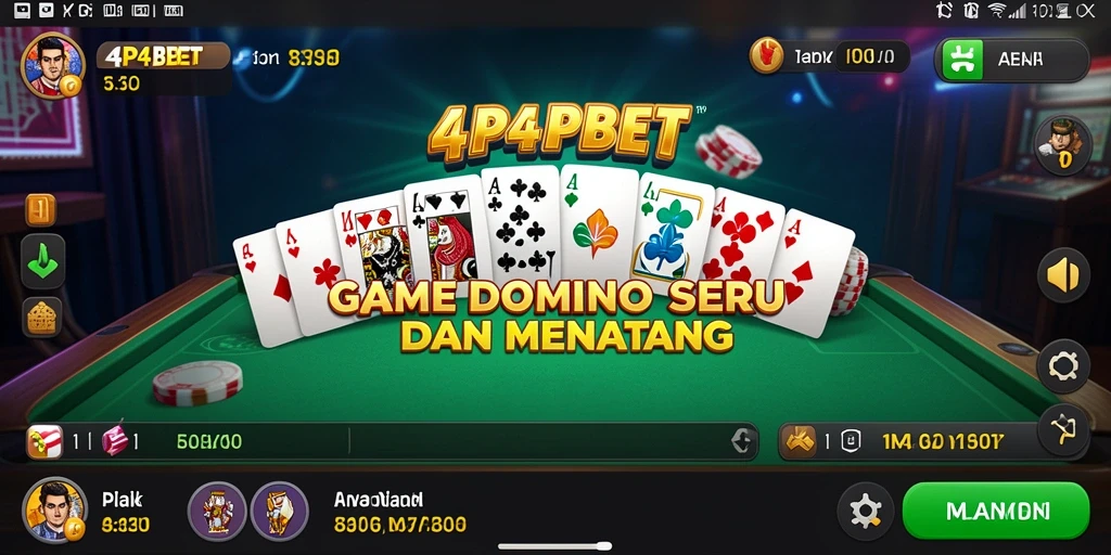 Tampilan gameplay seru di 4P4PBET dengan pemain aktif.