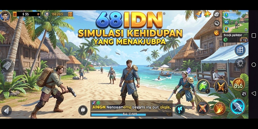 Tampilan gameplay 68IDN yang memukau dan realistis.