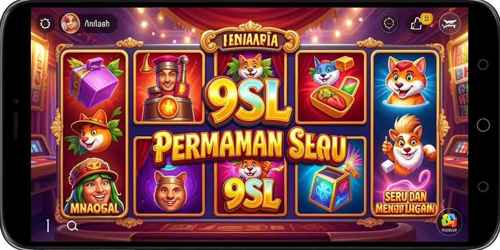 Tampilan gameplay Slot 9SL yang seru dan menantang.