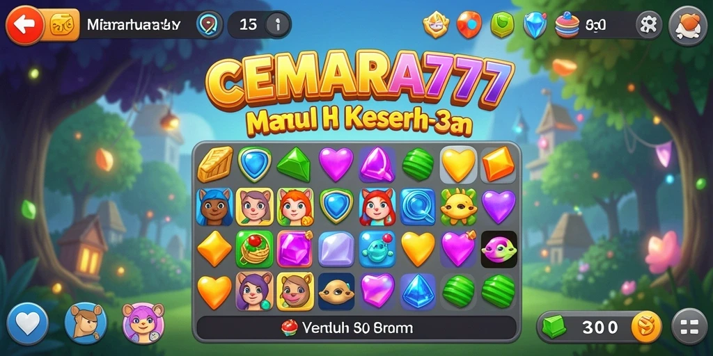Tampilan menarik dari gameplay CEMARA777 yang penuh warna dan menantang.