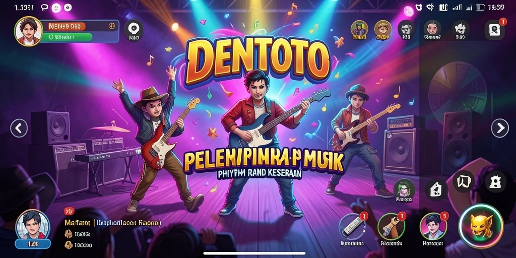 Tampilan gameplay <strong>DENTOTO</strong> yang seru dan menantang.