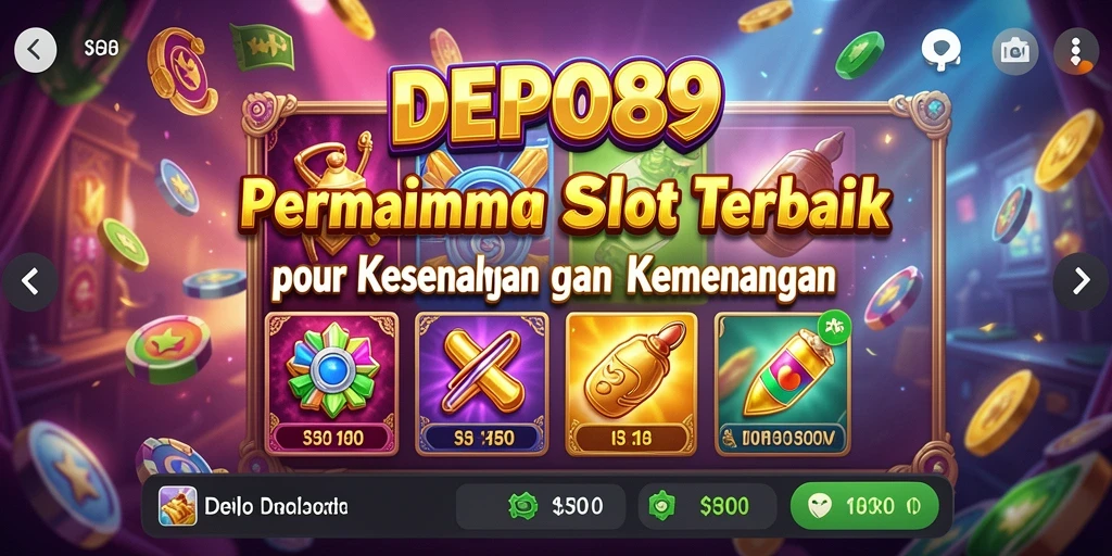 Screenshot DEPO89 menampilkan gameplay Slot yang mendebarkan dan grafis yang menarik.