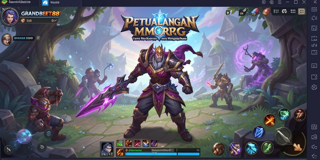 Tampilan gameplay menarik GRANDBET88 dalam aksinya.