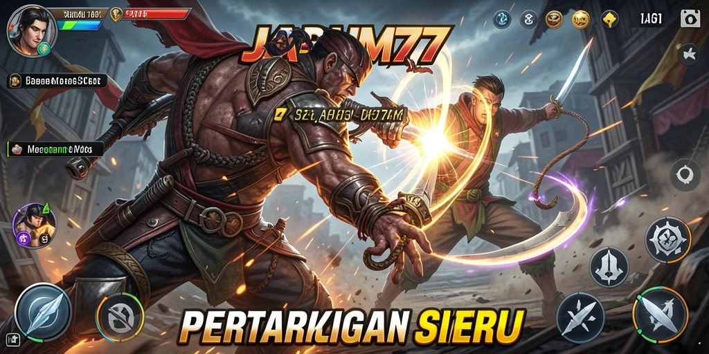 Tampilan gameplay JARUM77 yang seru dan menegangkan.