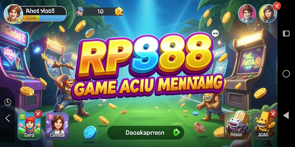 Screenshot gameplay RP888 yang menunjukkan keseruan permainan Arcade.