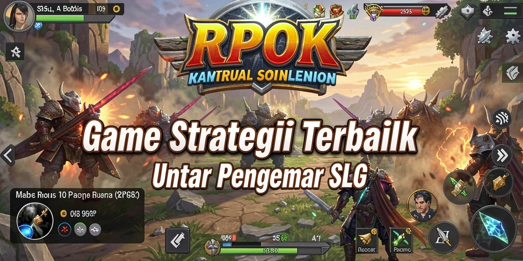 Tangkapan layar RPOK menampilkan aksi strategi yang mendebarkan.