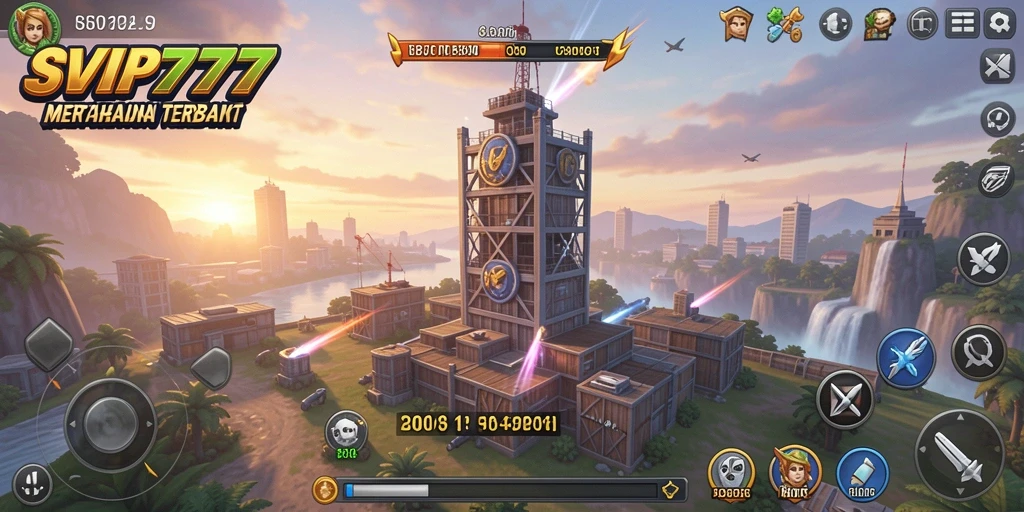 Gameplay menara pertahanan yang mendebarkan dan menantang.