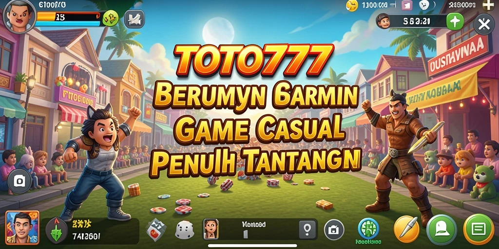 Tampilan gameplay seru TOTO777 dengan grafis cerah dan menarik.